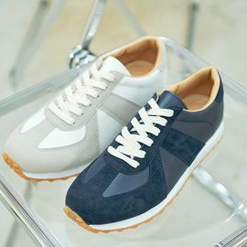 [GIRLS GOOB] Traverse Men's Casual Comfort Sneakers, Fashion Walking Trecking Shoes, Synthetic Leather + Suede - Made in KOREA